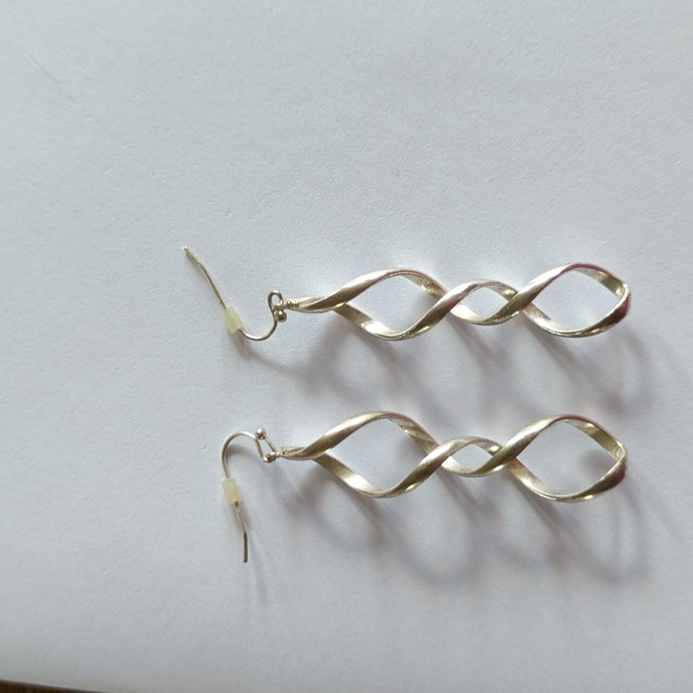 Silver earrings